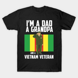 Dad, grandpa and vietnam veteran T-Shirt